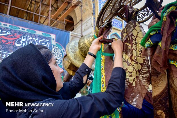 مراسم سنتی طوق بندان در گرگان