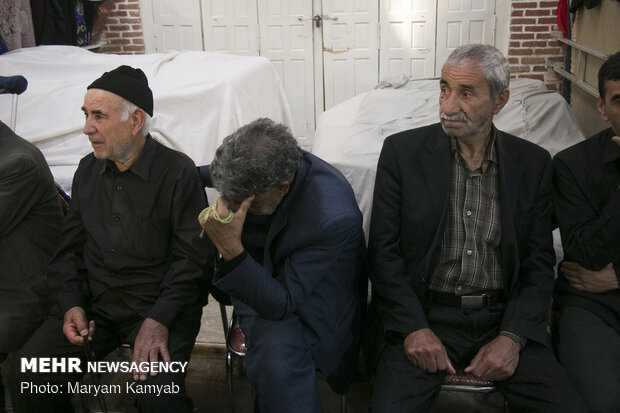 عزاداری محرم در تیمچه پارچه فروشان بازار تبریز