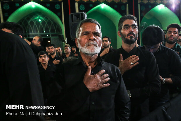 عزاداری هیئات مذهبی در حسینیه خیرآباد یزد