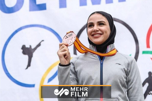 VIDEO: Winning gold medal at World Karate League by Sara Bahmanyar