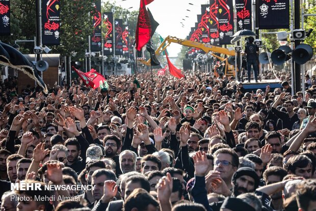 تجمع عزاداران حسینی در «یوم العباس»