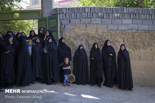 آیین کهن چغچغه زنی در روستای انجدان