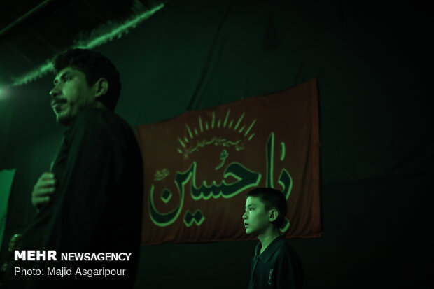 عزاداری مهاجران افغانستانی در جنوب تهران