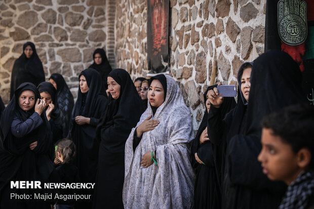 عزاداری مهاجران افغانستانی در جنوب تهران