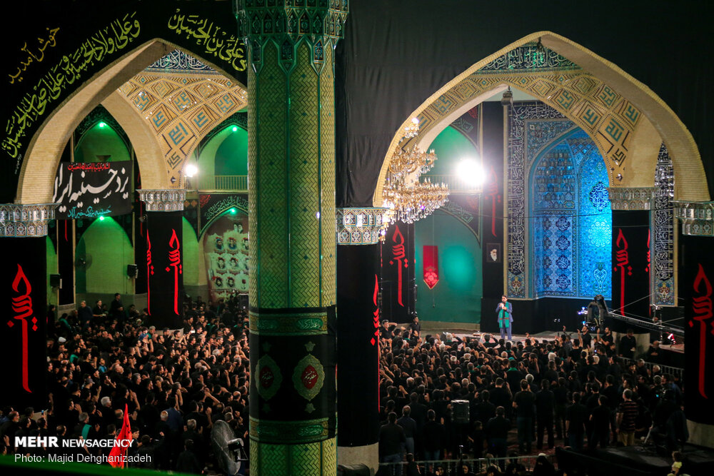 عزاداری هیئات مذهبی در حسینیه خیرآباد یزد