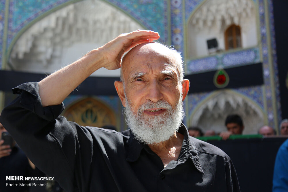 مراسم عزاداری تاسوعای حسینی در قم‎