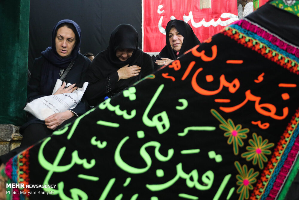 عزاداری تاسوعای حسینی در تکیه تجریش تهران