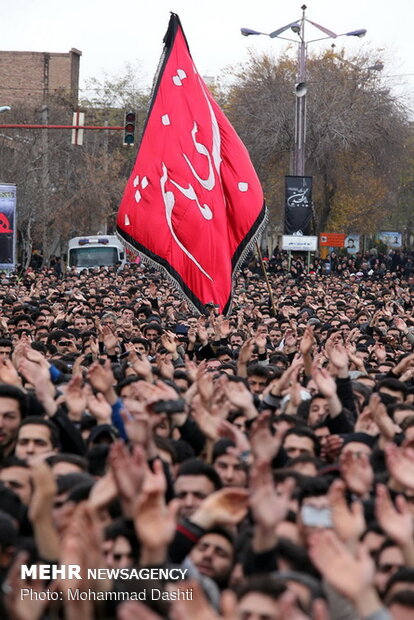 مراسم عزاداری تاسوعای حسینی در اردبیل