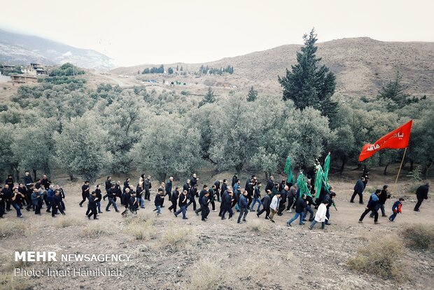 İran'ın kuzeyinde Aşure merasimi