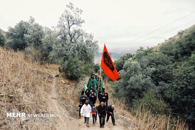 İran'ın kuzeyinde Aşure merasimi