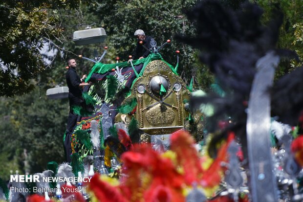 Ashura mourning ceremony in Khomein