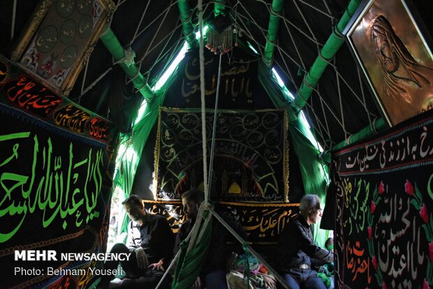 Ashura mourning ceremony in Khomein