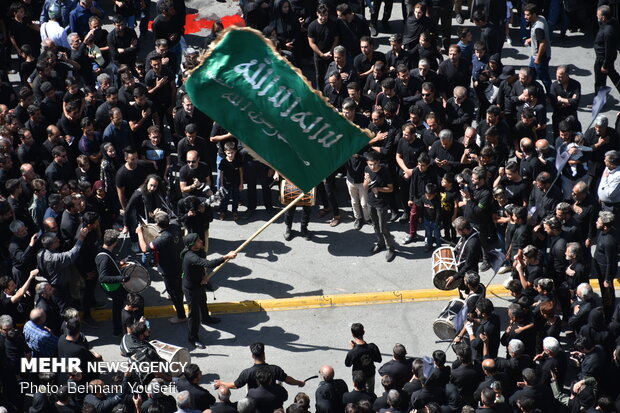 Ashura mourning ceremony in Khomein