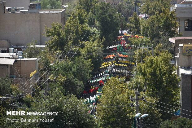 Ashura mourning ceremony in Khomein