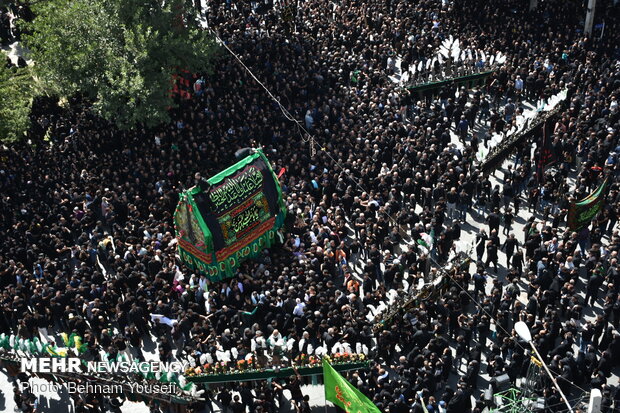 Ashura mourning ceremony in Khomein