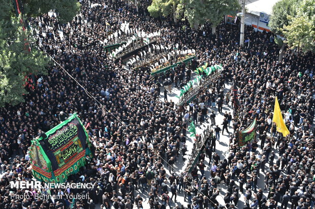 Ashura mourning ceremony in Khomein