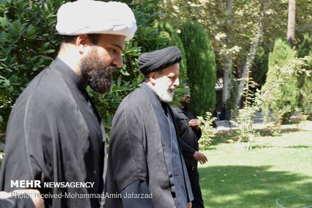 حجت الاسلام رئیسی در مراسم عزاداری عاشورای حسینی در دانشگاه تهران