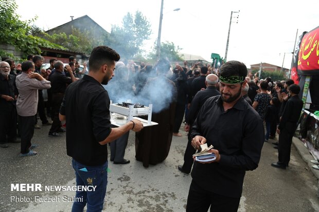 مراسم نخل گردانی روز عاشورا در معلم کلای محمودآباد