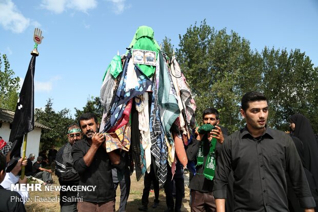 مراسم نخل گردانی روز عاشورا در معلم کلای محمودآباد