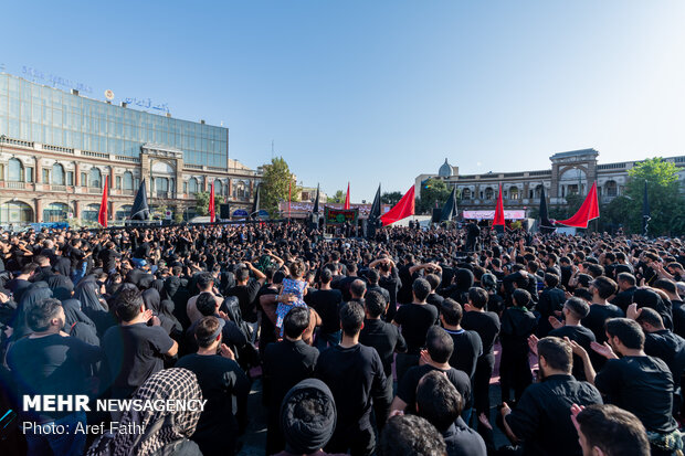 عزاداری عاشورای حسینی در حسن آباد تهران