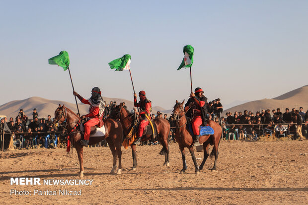 آیین تعزیه خوانی روز عاشورا در وردنجان