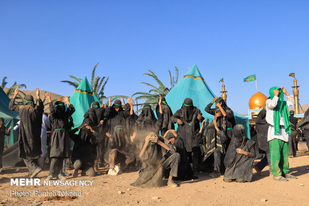 آیین تعزیه خوانی روز عاشورا در وردنجان