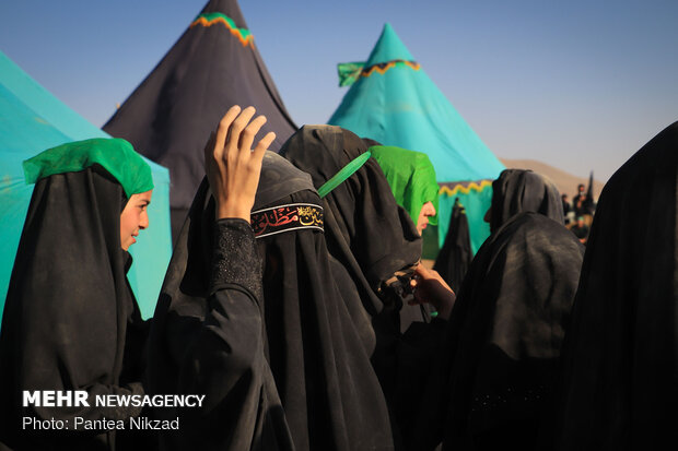 آیین تعزیه خوانی روز عاشورا در وردنجان