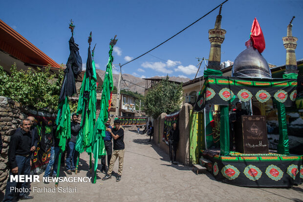 Kazvin'in Aşure merasiminden kareler