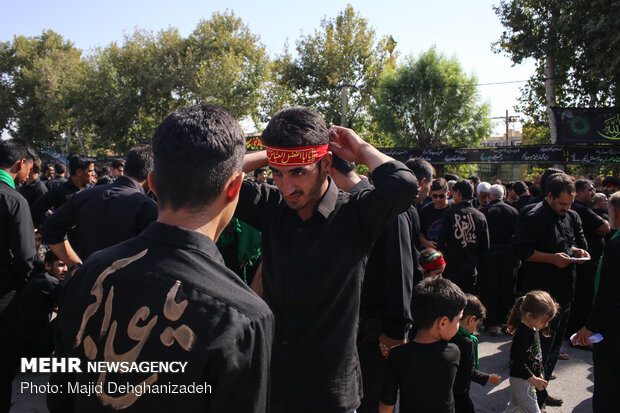 ‘Nakhl Bardari’ rituals in Ashura Day in Mehriz