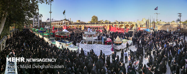 ‘Nakhl Bardari’ rituals in Ashura Day in Mehriz