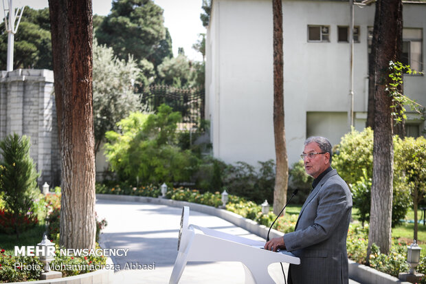 Sidelines of Cabinet meeting 