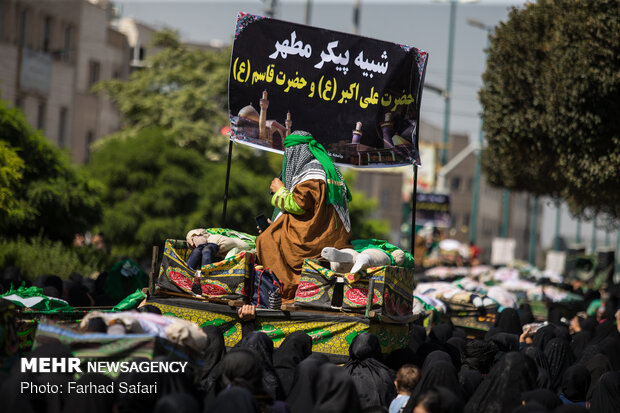 کاروان نمادین بنی اسد در قزوین