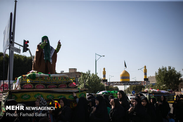 کاروان نمادین بنی اسد در قزوین