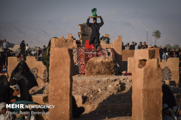 بزرگترین تعزیه میدانی کشور در صحرارود فسا استان فارس