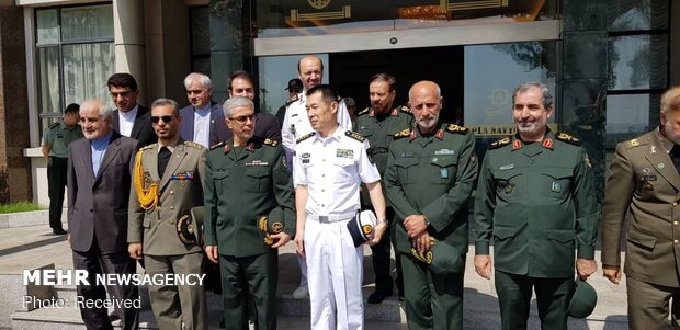 Visit of Iran military chief to Chinese Naval Base Shanghai