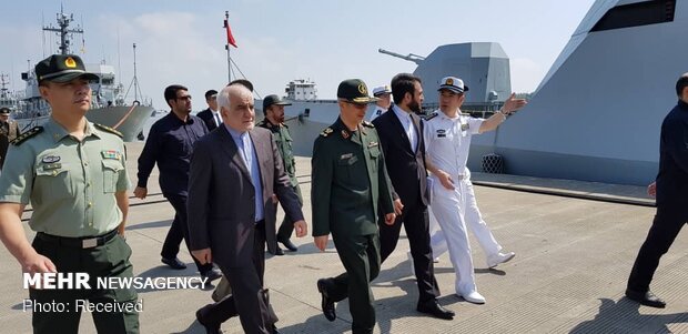 Visit of Iran military chief to Chinese Naval Base Shanghai