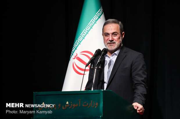 Farewell, introduction ceremony of Iranian education minister 