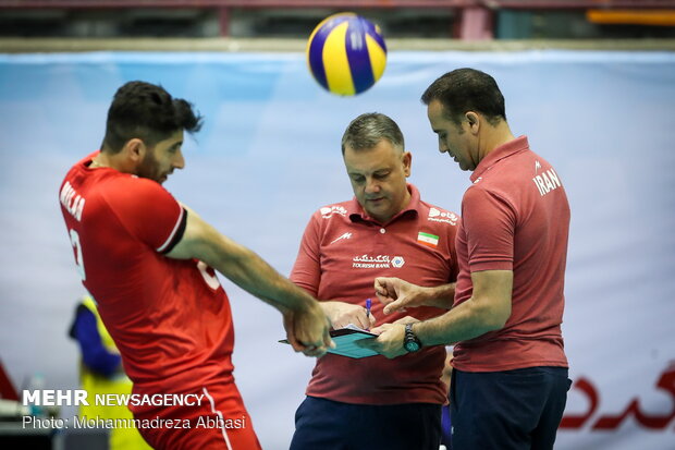 Iran vs Qatar at 2019 Asian Volleyball C’ship