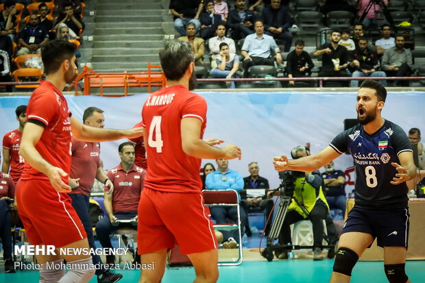 Iran vs Qatar at 2019 Asian Volleyball C’ship