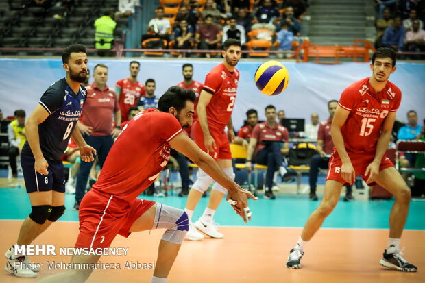 Iran vs Qatar at 2019 Asian Volleyball C’ship