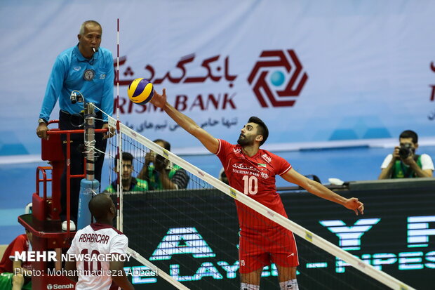 Iran vs Qatar at 2019 Asian Volleyball C’ship