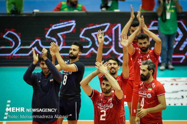 فوز إيران على قطر في بطولة آسيا لكرة الطائرة