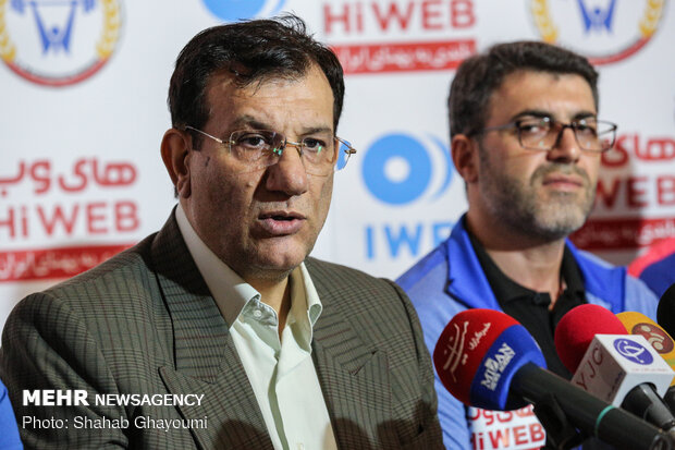 Presser of head coaches of Iran national men’s and women’s weightlifting teams