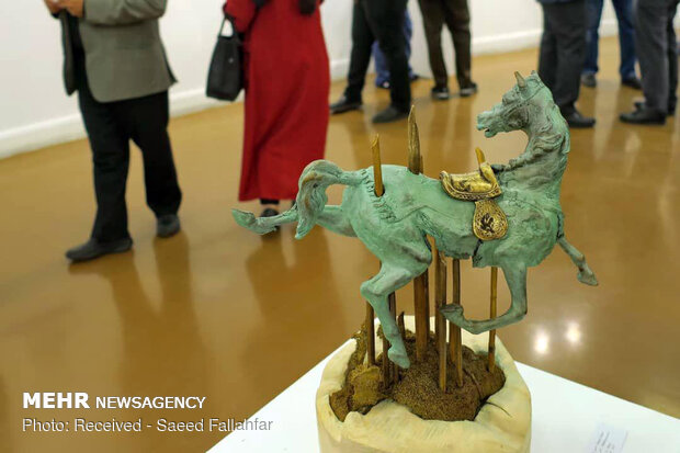 Sculpture gallery at Iranian Artists Forum