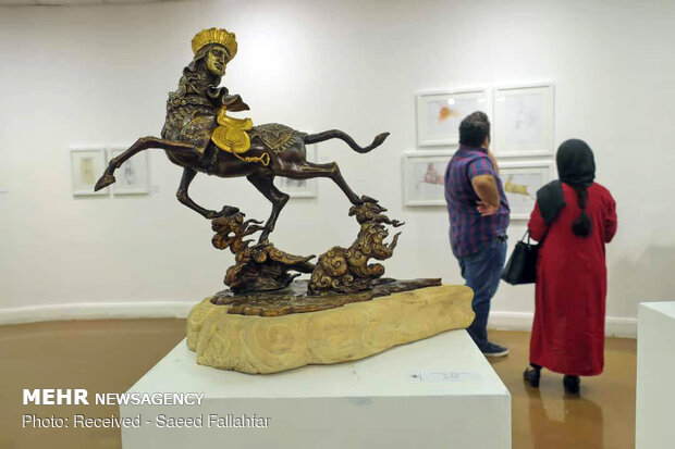 نمایشگاه‌ مجسمه نگاری در خانه هنرمندان