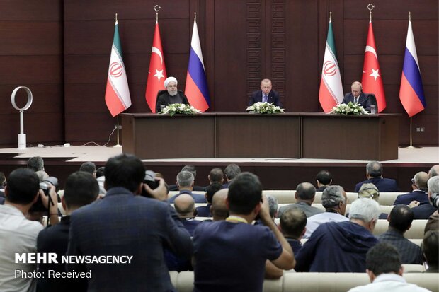 Iran, Russia, Turkey tripartite summit on Syria in Ankara