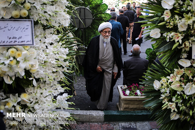 Funeral of Asadollah Asgaroladi in Tehran