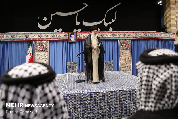 Ayat. Khamenei’s meeting with Iraqi hosts to Karbala pilgrims