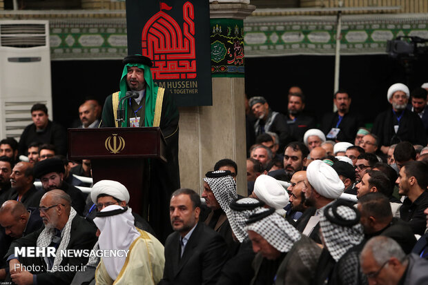 Ayat. Khamenei’s meeting with Iraqi hosts to Karbala pilgrims