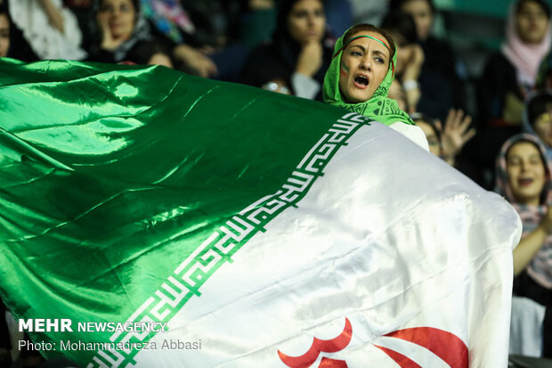 دیدار تیم های والیبال ایران و هند